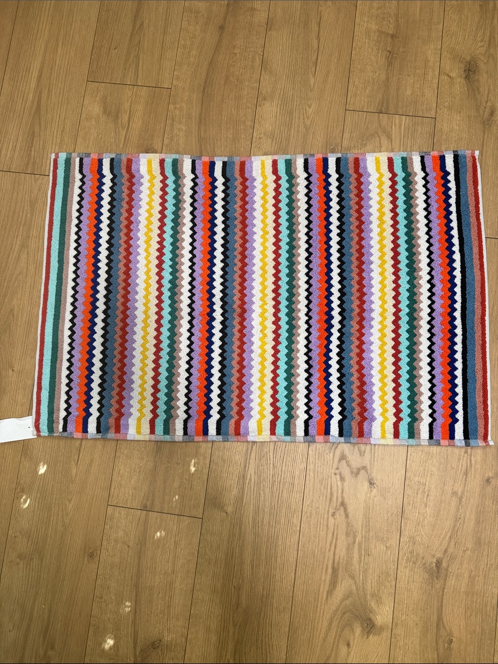 Missoni Multicolor Zigzag Stripe Accent Rug -